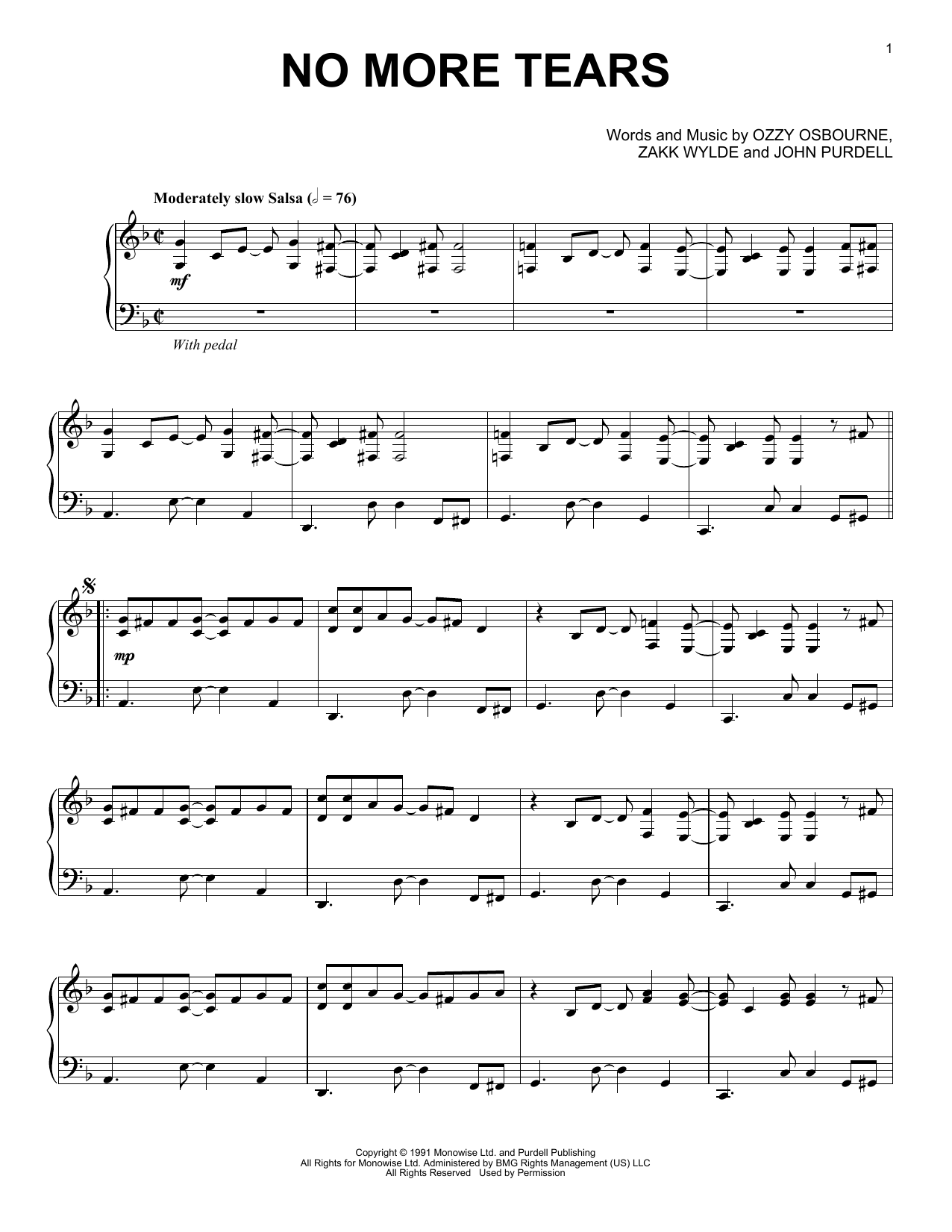 Produktbild zu: No More Tears [Jazz version]