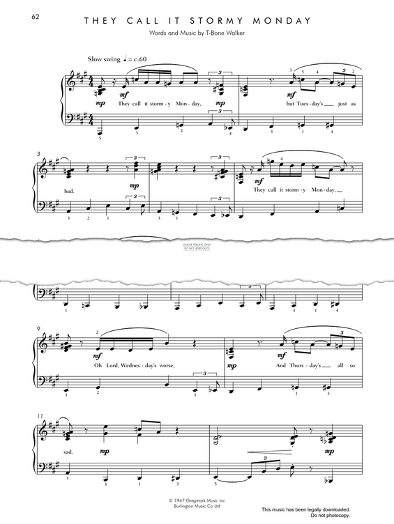 Produktbild zu: Call It Stormy Monday