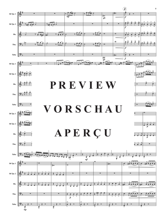 Produktgalerie: Seite 6 von 21 1.Satz aus Symphony Nr. 25 , , (Blechbläser-Quintett)