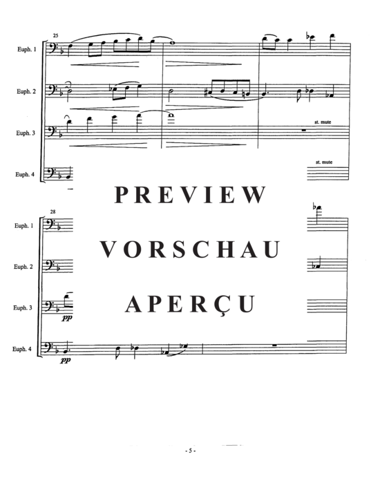 Product gallery: Page 8 of 21 Adagio , , (Euphonium/Tuba Quartet)