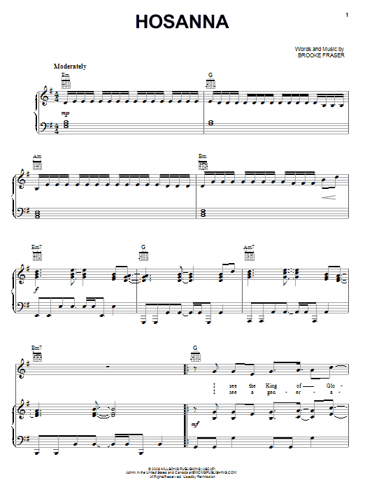 Produktbild zu: Hosanna