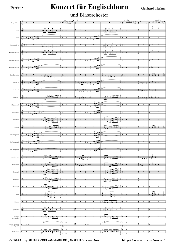 Product gallery: Page 1 of 11 Solo für Englischhorn und Blasorchester, , (large wind orchestra)