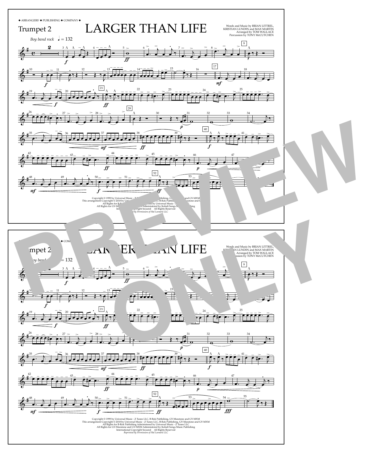 Product picture to: Larger Than Life - Trumpet 2