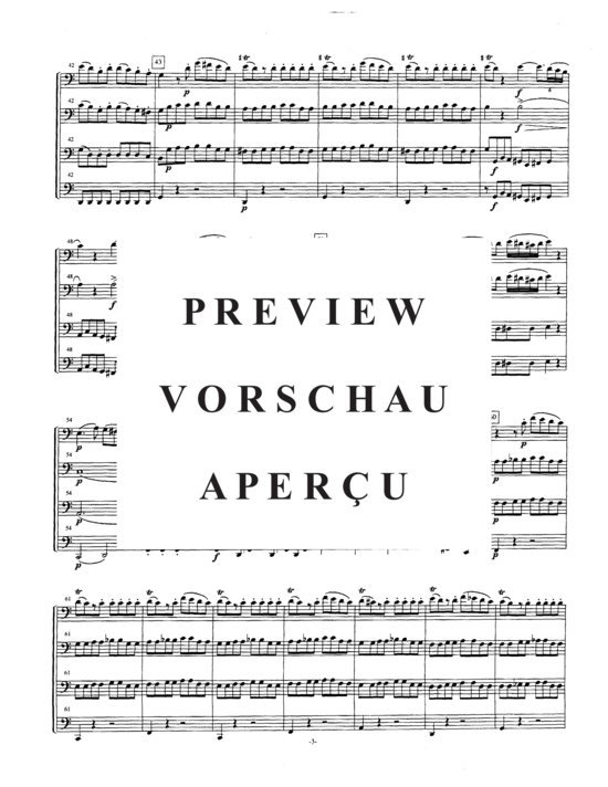 Product gallery: Page 5 of 19 Eine Kleine Nachtmusik, Mvt. 1 , , (Tuba Quartett EETT)