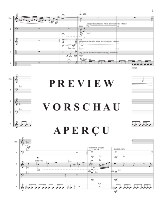 Product gallery: Page 6 of 21 Reflective Journey , , (horn solo and percussion quartet)