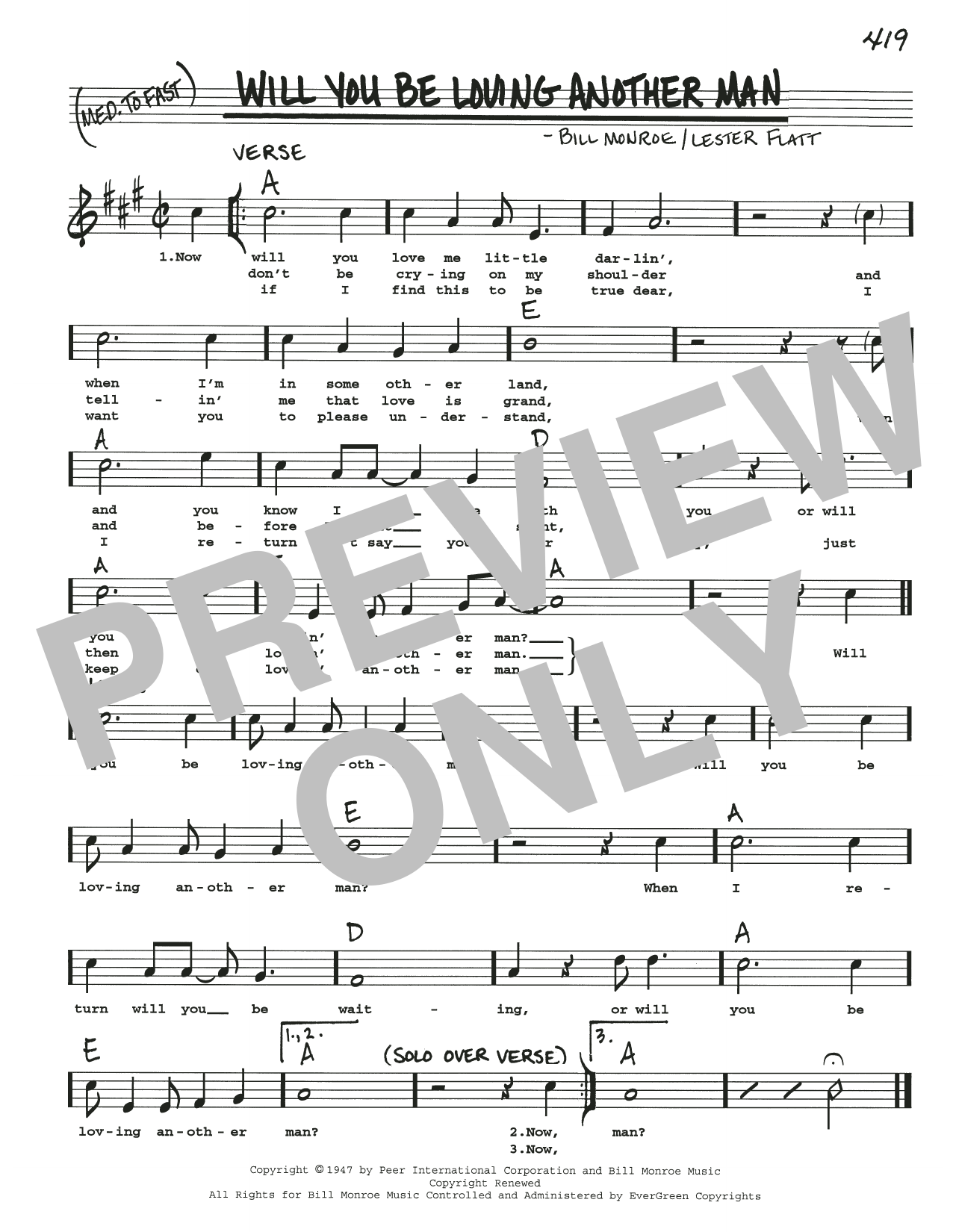 Produktbild zu: Will You Be Loving Another Man