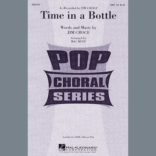 Produktbild zu: Time In A Bottle (arr. Mac Huff)