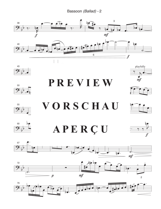 Product gallery: Page 16 of 17 Ballad , , (bassoon and piano)