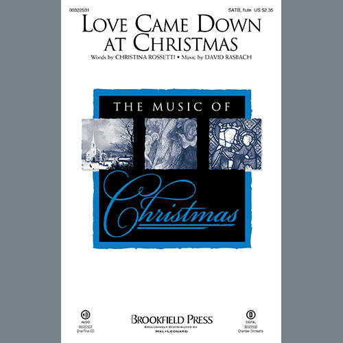 cover: Love Came Down At Christmas, Christina Rossetti and David Rasbach