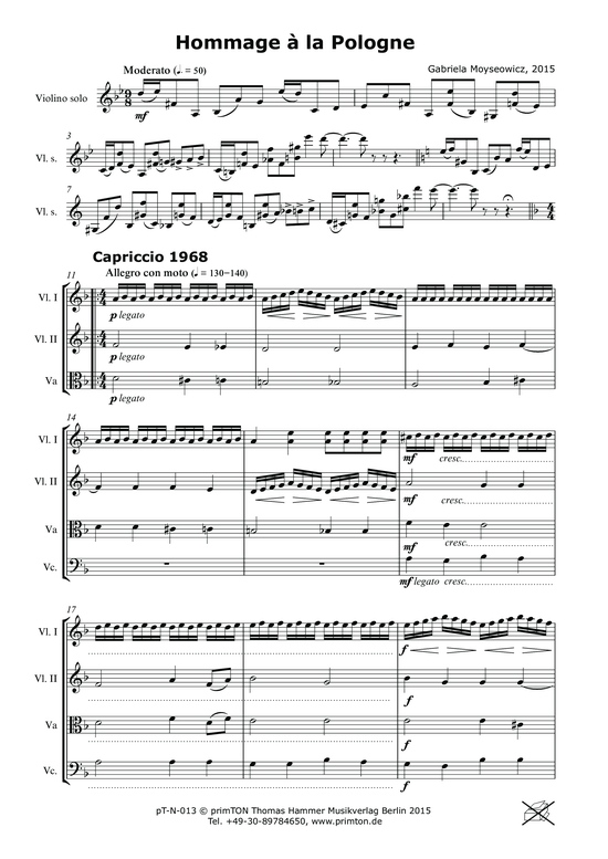 Product picture to: Hommage à la Pologne (2015) Gabriela Moyseowicz