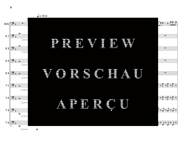 Produktgalerie: Seite 10 von 11 Overture to the Barber of Seville, , (Blechbläser Ensemble Euphonium/Tuba + EEEETTTT)