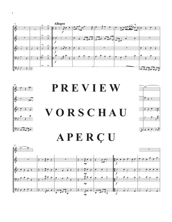 Produktgalerie: Seite 5 von 17 Trompeten Sonate für Queen Christina , , (Blechbläserquintett)