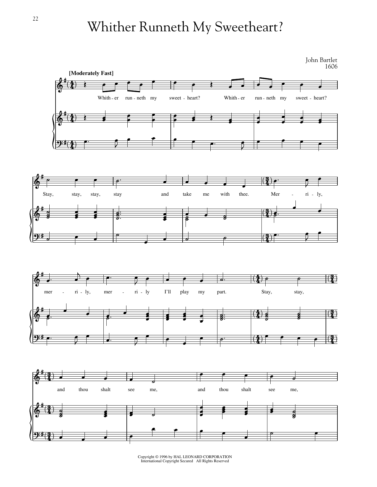Produktbild zu: Whither Runneth My Sweetheart?