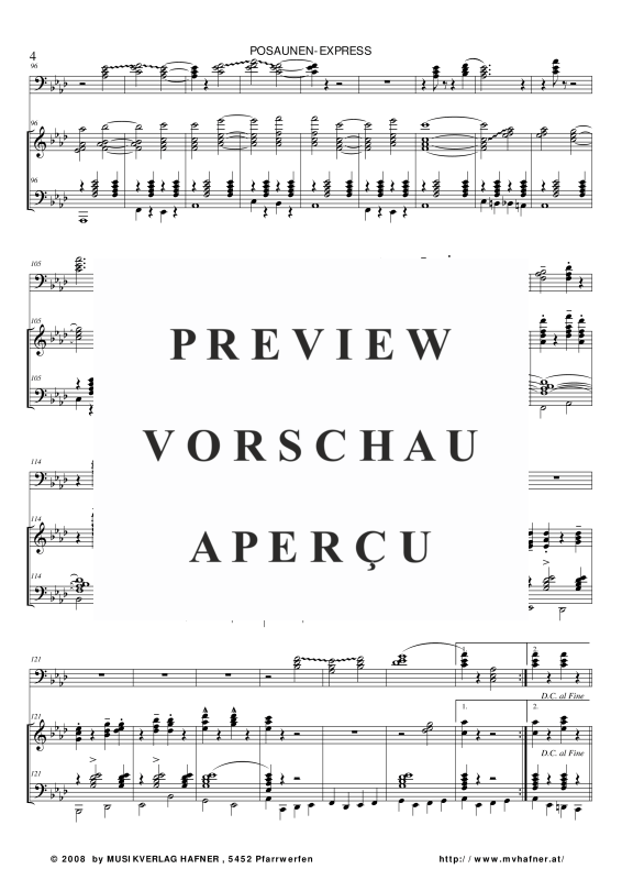 Product gallery: Page 9 of 11 Posaunen-Express, , (large wind orchestra)