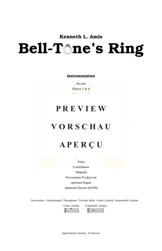 Produktgalerie: Seite 4 von 19 Bell-Tone's Ring , , (Concert Band)