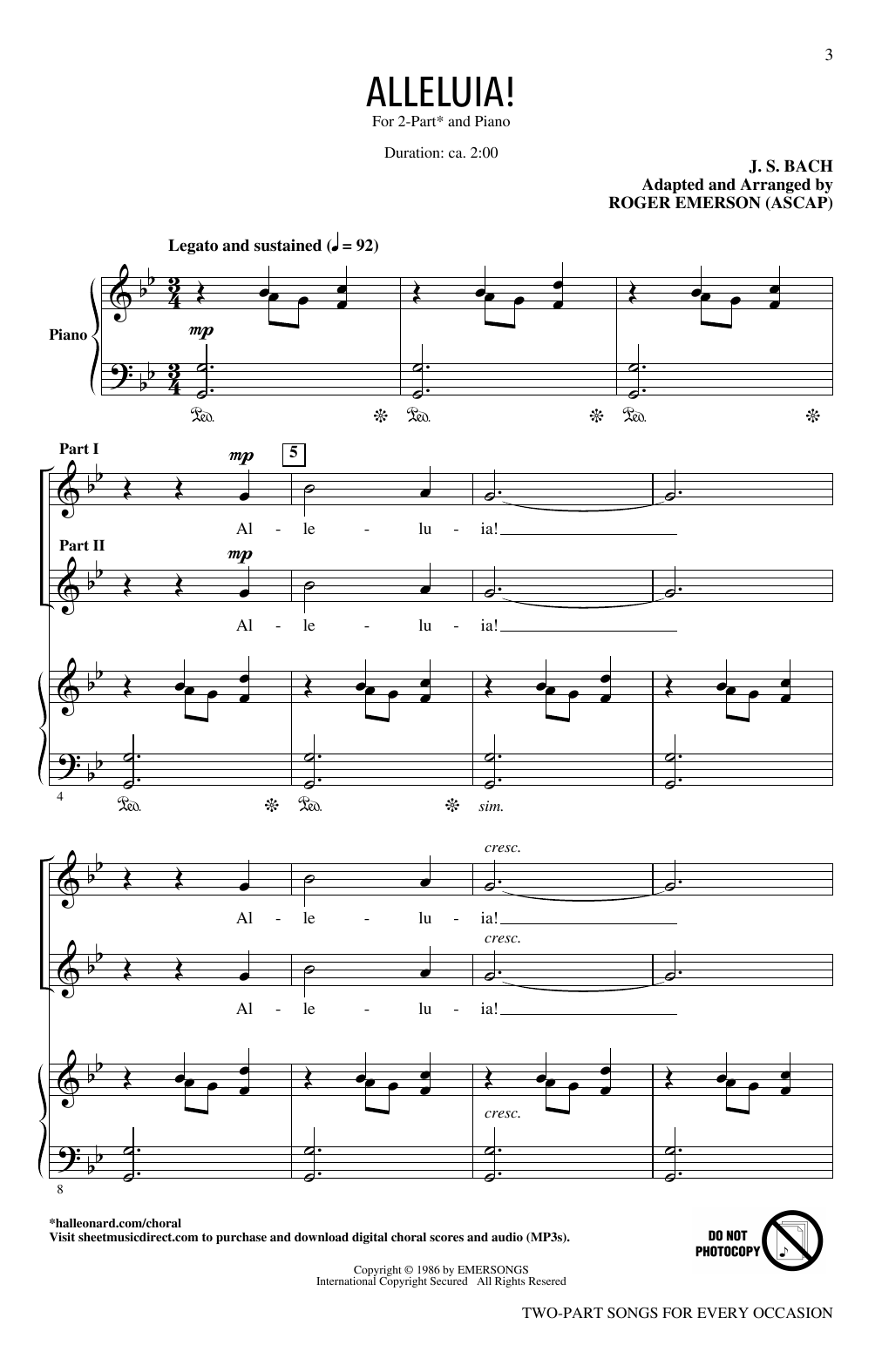 Produktgalerie: Seite 1 von 1 Two-Part Songs For Every Occasion, Roger Emerson, Chor
