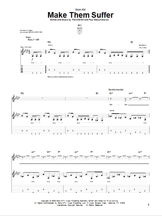 Produktgalerie: Seite 1 von 1 Make Them Suffer, Cannibal Corpse, Gitarre