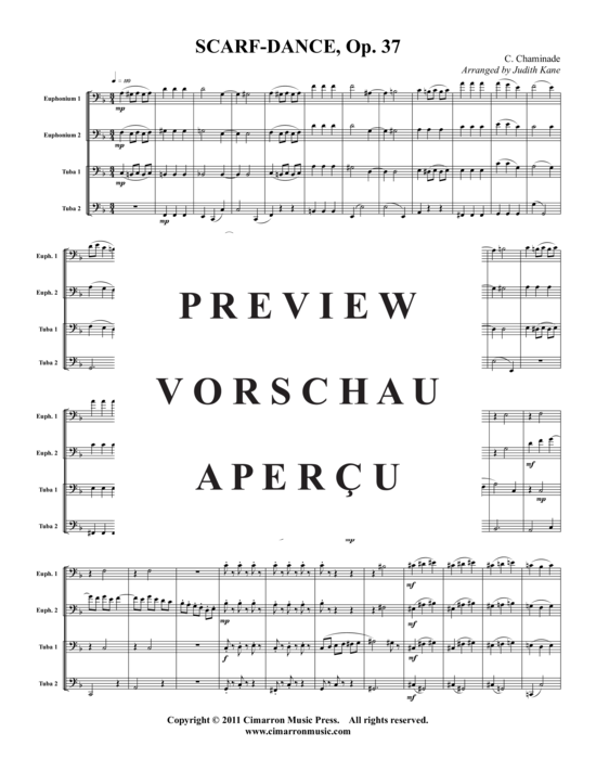 Product gallery: Page 2 of 15 Scarf-Dance, Op. 37 , , (Tuba Quartet: 2x Baritone, 2xTuba)