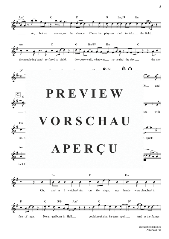 Product gallery: Page 6 of 8 American Pie , Mc Lean, Don, (vocals)