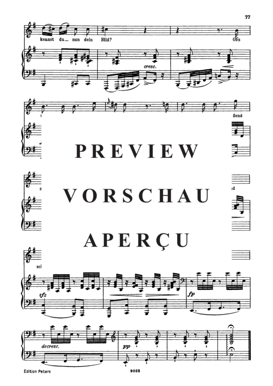 Product gallery: Page 5 of 5 Auf dem Flusse D.911-7 (Winterreise), , High Voice and Piano
