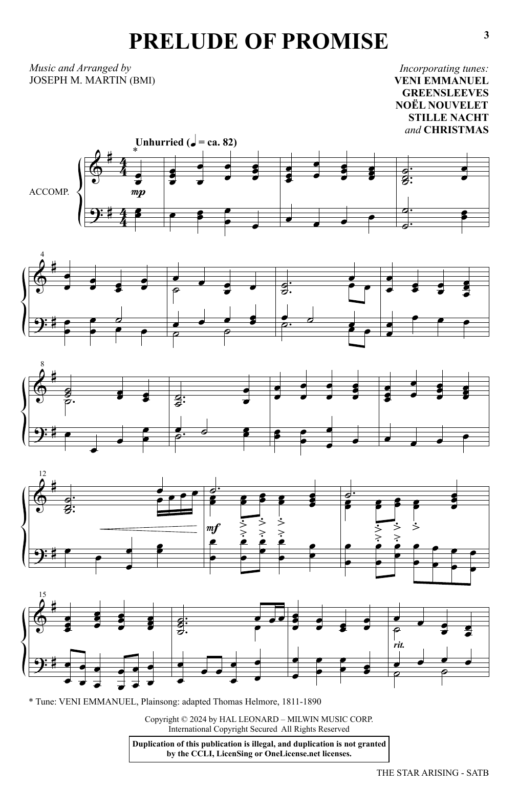 Produktbild zu: The Star Arising: A Cantata For Christmas