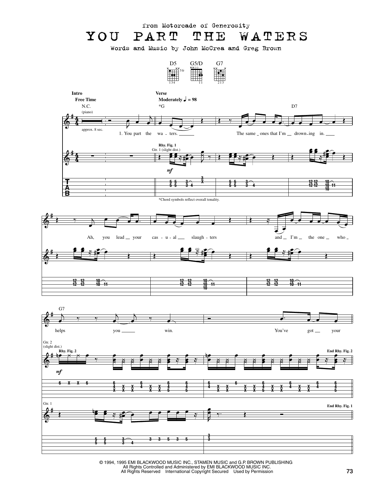Produktbild zu: You Part The Waters