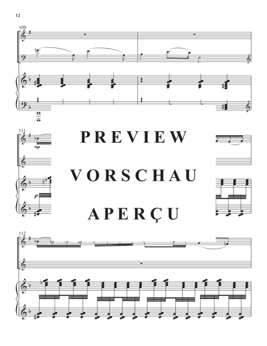 Product gallery: Page 14 of 21 The Lion and the Mouse , , (Trio for trumpet in Bb/piccolo trumpet, horn in F + piano)