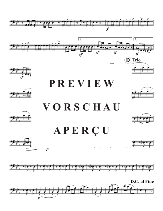 Product gallery: Page 14 of 16 Militär-Marsch , , (2x Baritone, 2x Tuba)