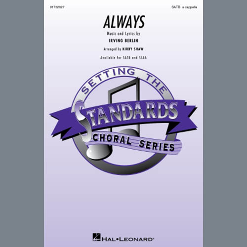 cover: Always (arr. Kirby Shaw), Irving Berlin, Chor