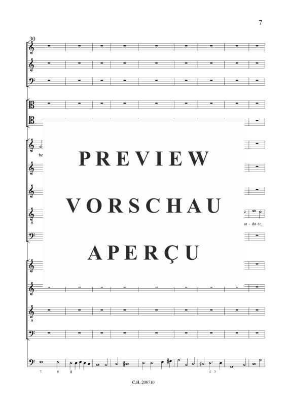 gallery: Laudate Pueri Dominum , , (Gemischtes Ensemble 9 Stimmen, Streicher, Posaunen und BC)