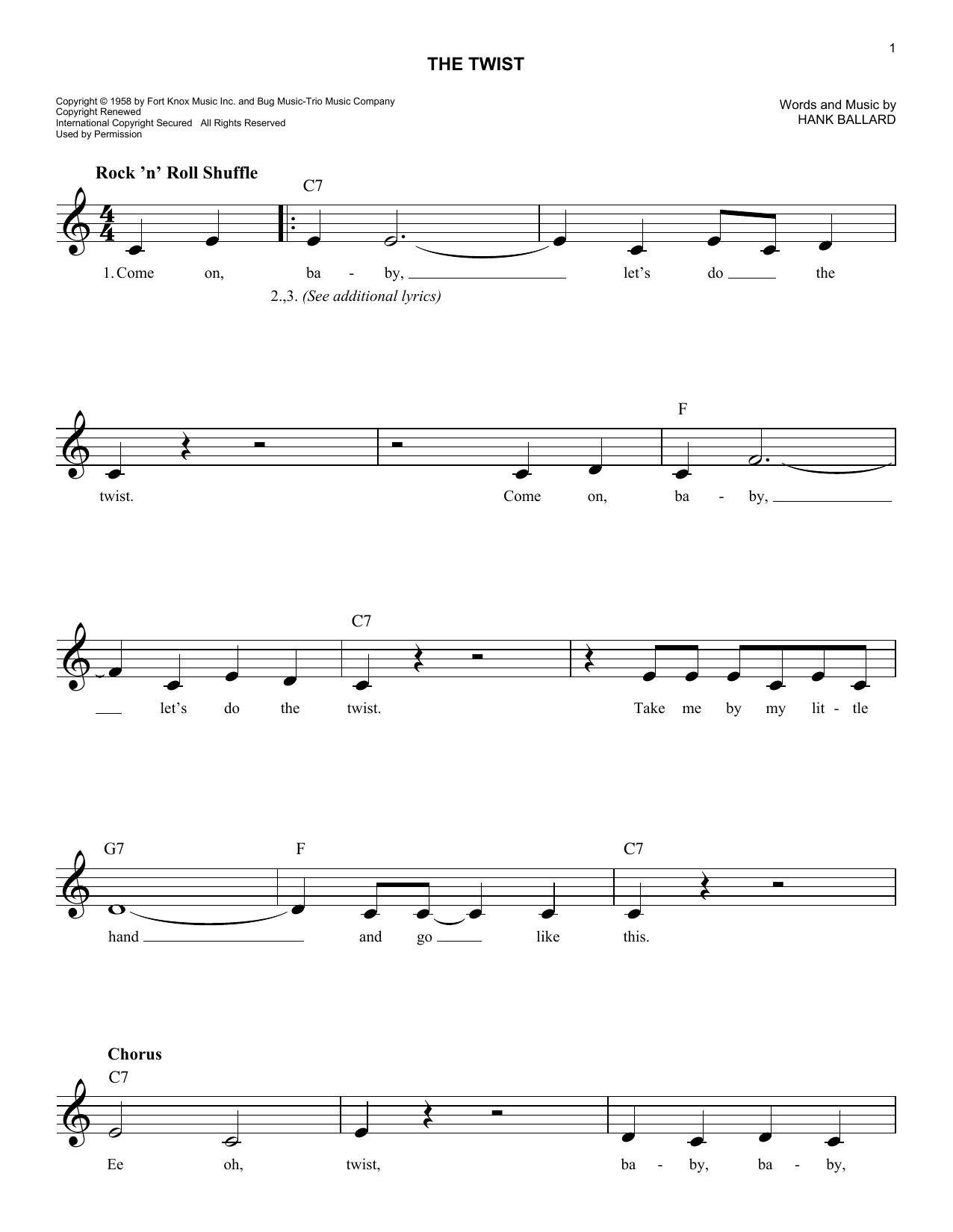 Produktgalerie: Seite 1 von 1 The Twist, Chubby Checker