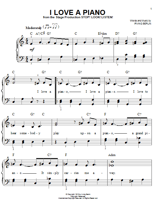 Produktbild zu: I Love A Piano