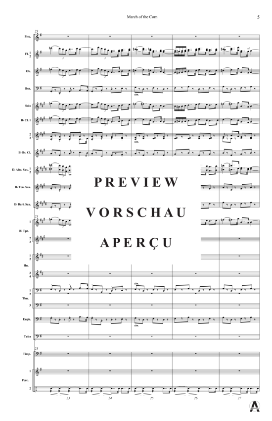 Produktgalerie: Seite 8 von 21 March of the Corn , , (Concert Band)