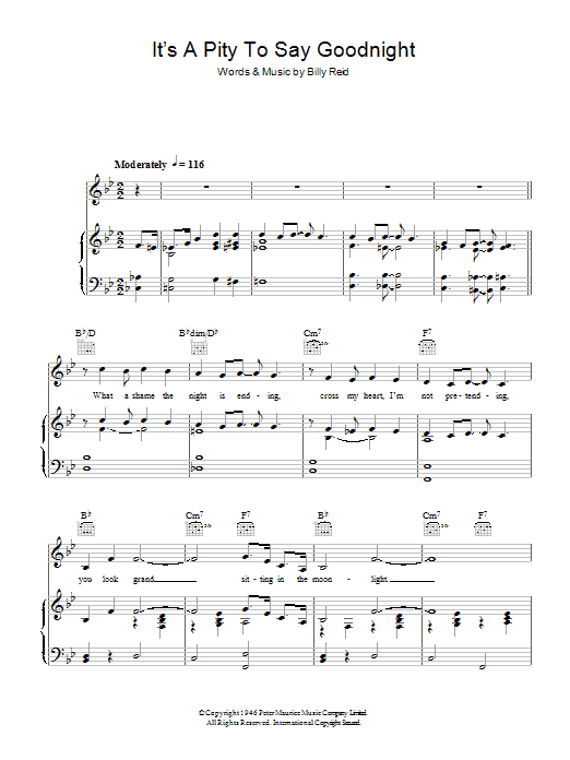 Produktbild zu: It's A Pity To Say Goodnight