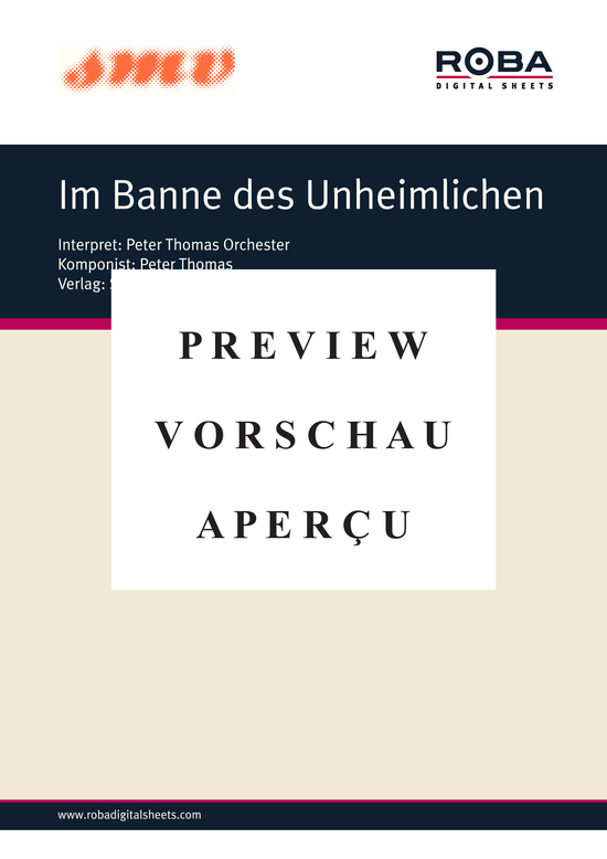 Product gallery: Page 2 of 2 Im Banne des Unheimlichen , , Piano Solo