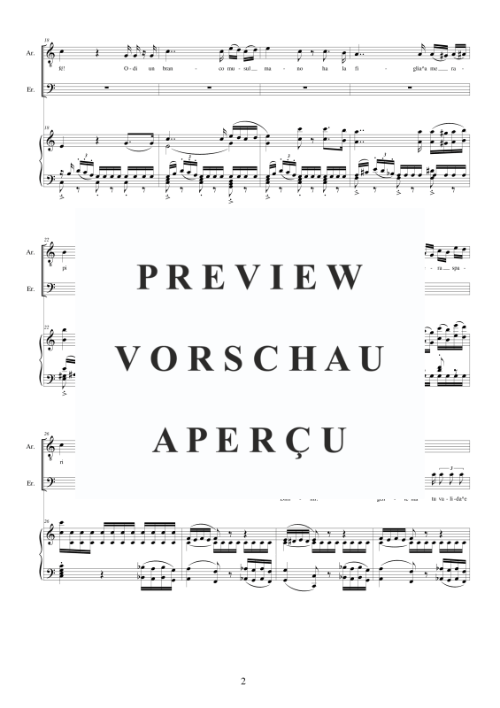 Produktgalerie: Seite 3 von 11 I Lombardi - (Act 2-Vb) Sei tu l'uom della caverna, , Gemischter Chor STB Soli und Klavier