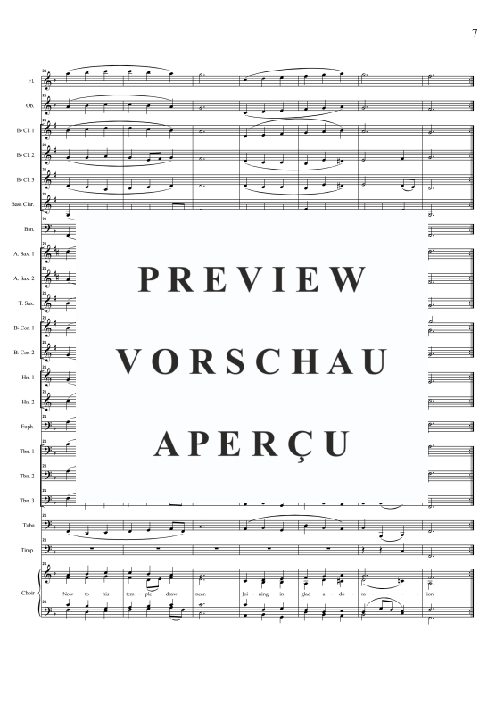 Produktgalerie: Seite 10 von 11 Lob Gott, den Herrn, ihr habet Grund, , Gemischter Chor und Concert Band