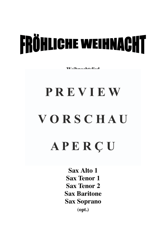gallery: Fröhliche Weihnacht, , Saxophonquintett AATTB
