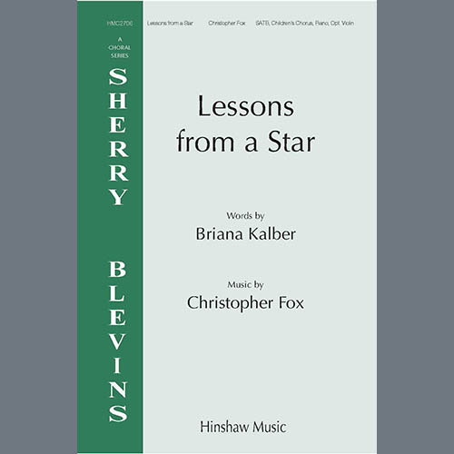 cover: Lessons from a Star, Christopher Fox, Chor
