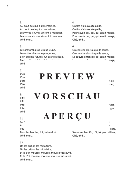 Produktgalerie: Seite 6 von 6 Il etait un petit navire, , (Gesang + Klavier)