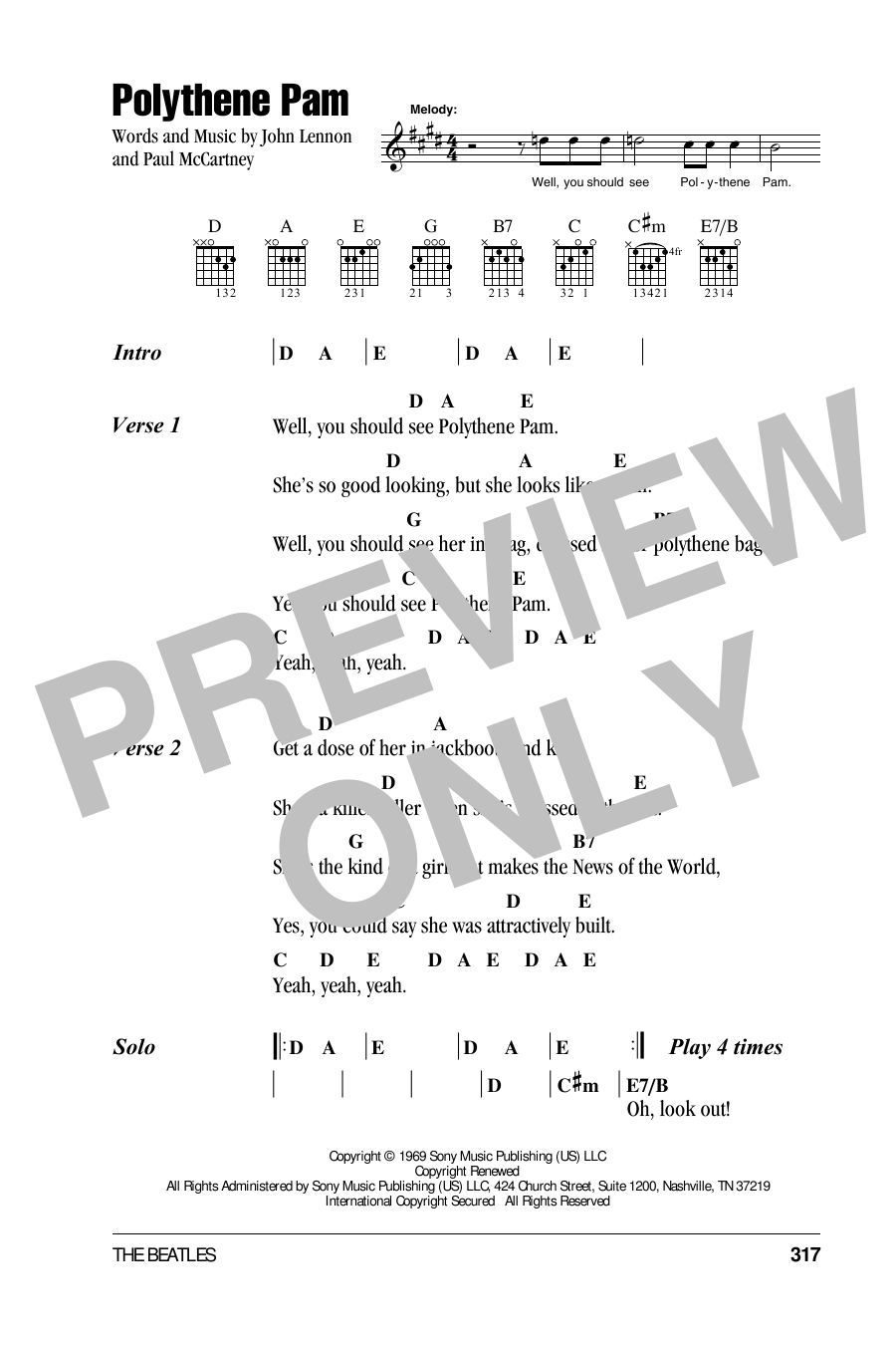 Product gallery: Page 1 of 1 Polythene Pam, The Beatles