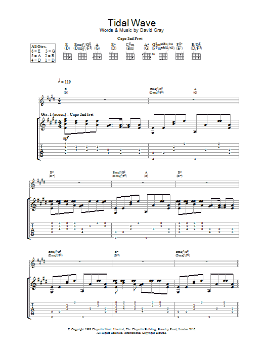 Product gallery: Page 1 of 1 Tidal Wave, David Gray