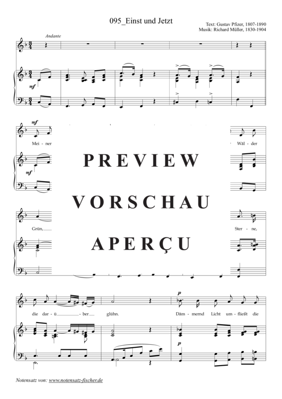 Product gallery: Page 2 of 3 Einst und Jetzt , , (voice + piano)