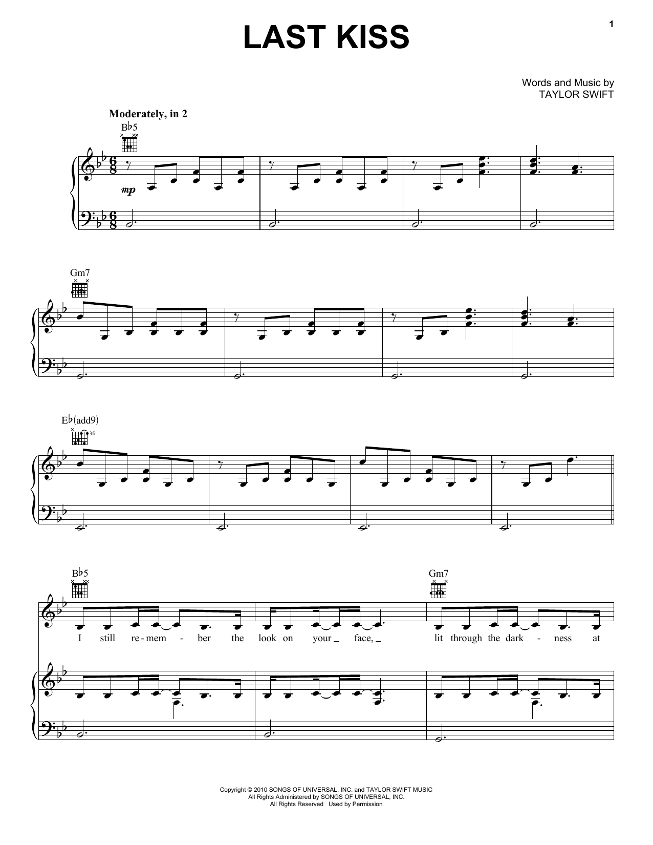 Produktbild zu: Last Kiss