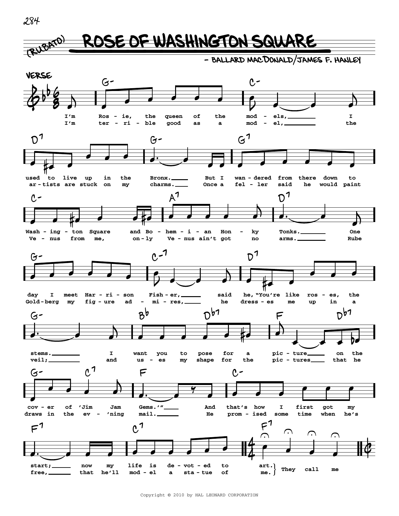 Produktbild zu: Rose Of Washington Square (arr. Robert Rawlins)