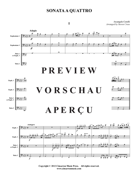 Product gallery: Page 2 of 20 Sonata A Quattro , , (Tuba Quartet: 2x Baritone, 2xTuba)