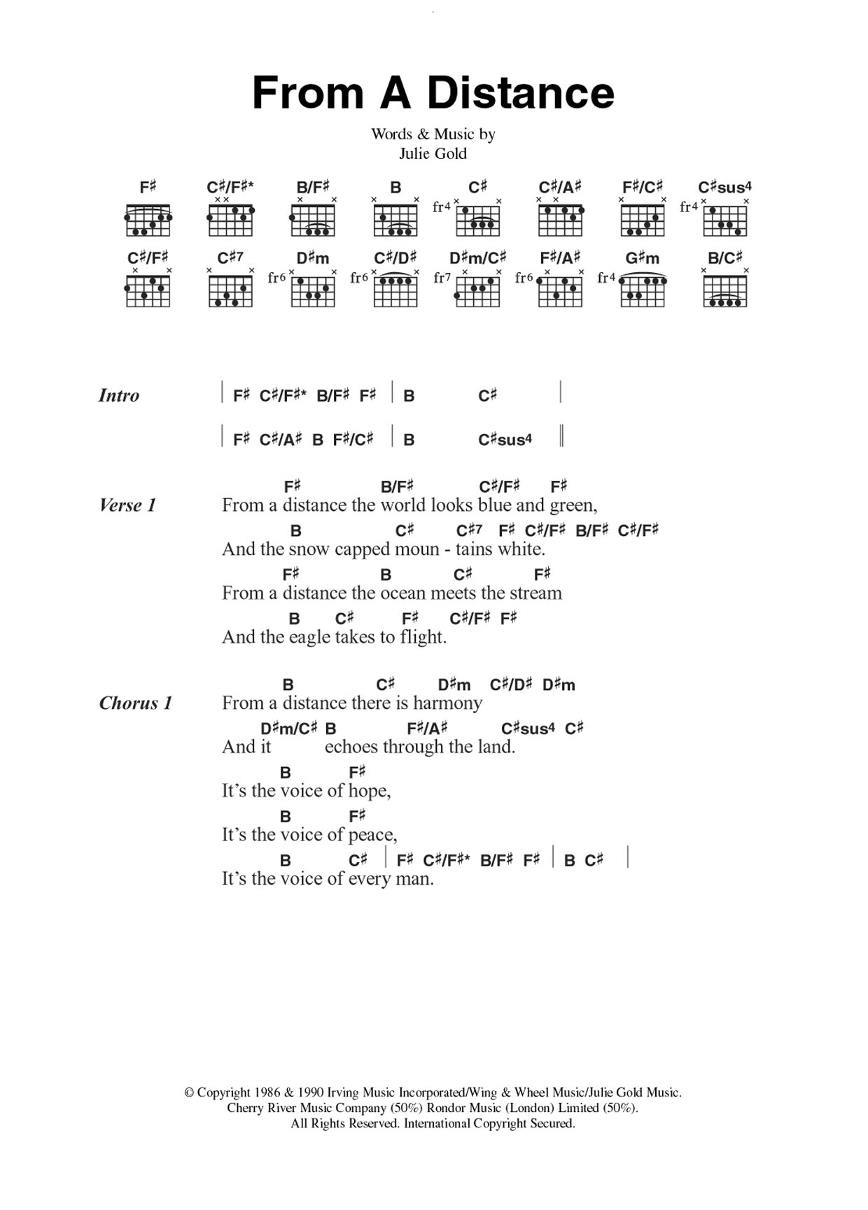 Produktgalerie: Seite 1 von 1 From A Distance, Nanci Griffith, Gitarre