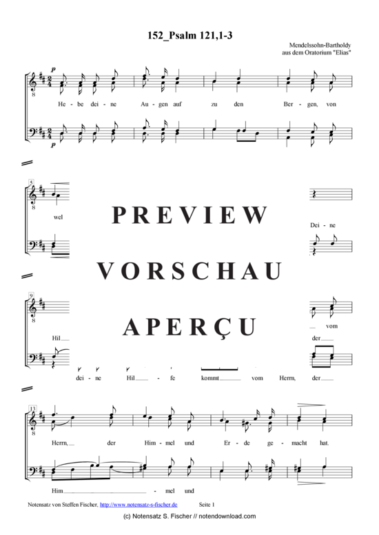 gallery: Psalm , , (Männerchor)