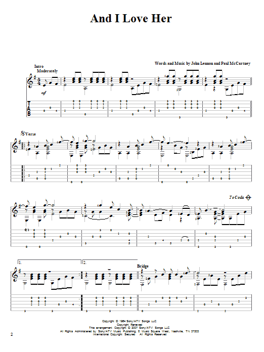 Produktbild zu: And I Love Her