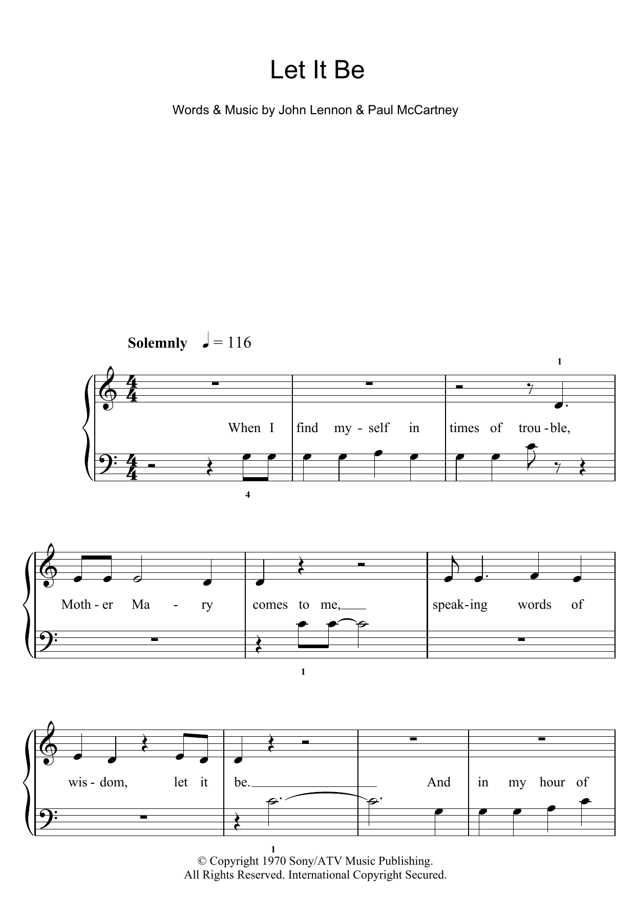Product gallery: Page 1 of 1 Let It Be, The Beatles